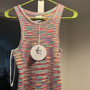 Princess Polly Colorful Striped Knit mini dress